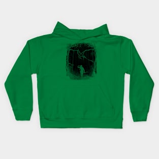 Hunger Games Woods - Black Green Kids Hoodie